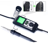 220V 65W Temperature Adjustable Soldering Iron Station Temperature Correction Sleep Protection 90~480 Celsius Removable Stand