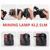 1W Mining Lamp Kl2.8lm Integrated Miners Headlamp LED Cordless High Power Miner Lamp High/middle/low