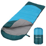 RELAXYEE Camping Sleeping Bag for Adults Outdoor Water-resistant Cold Weather Sleeping Bag Compact Gear for 3 Seasons Traveling