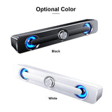Computer Speaker USB Wired Powerful  Bar Stereo Subwoofer Bass Speaker Surround Sound Box for PC Laptop Phone Tablet MP3 MP4