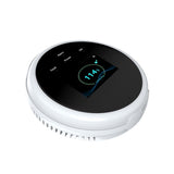 Tuya Wifi Gas Leak Sensor Led Display Screen Combustible Smart Home Security Natural LPG Gas Leakage Alarm Temperature Detector