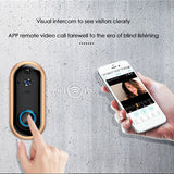 Audio Doorbell,Smart Security Camera,Video Remote Intercom HD 1080P Smart Doorbell IP53 Waterproof