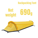 New Ultralight Tent Backpacking Camping Tent Single Person Outdoor Tent Sleeping Bag Larger Space Waterproof Sleeping Bag Cover