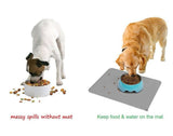 Waterproof Non-slip Pet Feeding Mat Silicone Pet Food Mat Dog Bowl Mat Pet Feeding Tray For Cats and Dogs Pet Suppies
