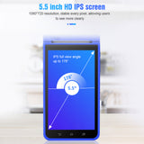 Handheld PDA Smart POS Receipt Terminal Printer Android 8.1 with 5.5 Inch Touchscreen 1D 2D Barcode Scanner Support WiFi/BT/GPS