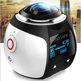 360VR Panoramic Sports Camera Wifi Mini 2448*2448 Ultra HD Panoramic Camera Outdoor 30m Waterproof DV Recorder