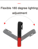 3W COB Rechargeable Led Magnetic Cordless Work Light Worklight Multi-Function Tire Repair Lamp Mechanical Workshop Tools Light