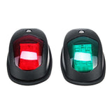 2Pcs Universal LED Side Light Signal Lamp Side Marker Light Navigation Lamp For Marine Boat Yacht Truck Trailer Van