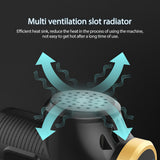 LCD Display Muscle Massage Gun Electric Deep Muscle Relaxation Fitness Percussion Massager Slimming Shaping Pain Relief Massager