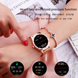 Hot sales woman Smart Watch With Bluetooth Calls 2021 New female Smartwatch Blood Pressure Monitor For Android ios smartphones
