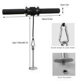 Gym Fitness Forearm Trainer Strengthener Hand Gripper Strength Wrist Exerciser Weight Lifting Rope Curl Waist Roller Power Stick