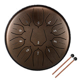 Steel Tongue Drum Mini Hand Pan Drums with Drumsticks Percussion Musical Instrument for relaxation yoga practice