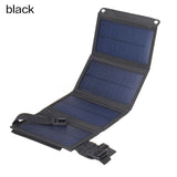 20W Power Bank USB Portable Solar Panel Charger Waterproof 5V DC Foldable Solar Panel For Traveling Camping Hiking Phone Charge