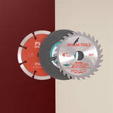8Pcs/Set Metal Cutting Disc Polishing Wheel Wood Saw Blade Connecting Rod for Electric Drill Angle Grinder Accessories