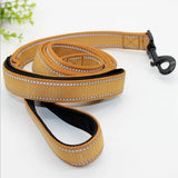 Dog leash Nylon High quality 1.5m Double-layer reflective traction rope safety small big german shepherd bulldog dog accessories