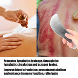 Body Massage Tools Stainless Steel Care Body Neck Release GuaSha Scraping Plate Board Muscles Massager Tool Relief Pain Tools