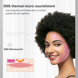 3D Silicone Facial Mask Electric EMS Vibration V Face Massager Anti Wrinkle Magnet Massage Face Lifting Firm Slimming Machine