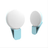 2022.1pcs Rechargeable Mini LED Flash Beauty Fill Light Portable Selfie Ring Flash LED 9 pcs Bulbs Beauty Light for Phone