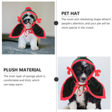 1pc Christmas Themed Pet Supplies  Dog Cloak with Hood Pet Dog Clothing