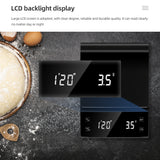 3KG/0.1g Electronic Kitchen Scale LCD Digital Precision Scale With Timer Scale Smart Coffee Scale Household Food Scale with Pad
