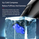 Cold Compress Fascia Gun Muscle Vibration Massage Relaxation Instrument Neck Film Gun Breathing Light Electric Musculature Gun