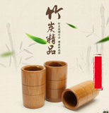 Cupping massage health 10pcs Cupping Massage Cup Massager Tool Carbonized Bamboo Jar Body Kit Acupuncture Therapy Traditional