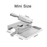 Commercial Frozen Meat Slicer Bone Cutting Machine Minced Lamb Bone Meat Cutter Chicken Duck Fish Ribs Lamb Cutting Kitchen Tool