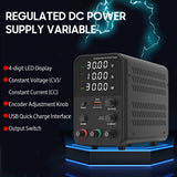 Bench DC Power Supply Variable 160V 2A Digital Display Adjustable Switching Regulated Power Supply CC with Output Switch