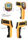 GM1650 high-temperature industrial temperature measuring gun High-precision infrared thermometer Infrared temperature