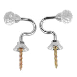 4 Pair Retro Crystal Glass Curtain Holdback Wall Tie Back Hook Hanger Holder Drawer Handle Curtain Accessories Hanger