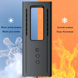 Electric Heater Leafless Household Desktop Heater Portable Leafless Vertical Heater US Plug