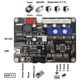 3 Axis 1.1F USB GRBL Control Board With Offline Working Remote Hand GRBL Controller LCD Screen For CNC Engraving