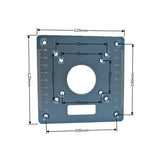 Universal Aluminium Router Table Insert Plate Woodworking Benches Wood Router Trimmer Models Engraving Machine For Makita