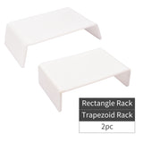 1/2Pcs Acrylic Desktop Monitor Holder Laptop Stand Riser Home Office Laptop Screen Shelf Keyboard Base Acrylic Storage Rack