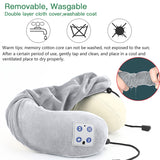 U-Shaped Electric Cervical Spine Massager, Heating and Pain Relief Memory Foam, Soft Neck Pillow Massage