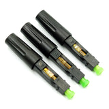100PCS Ftth SC APC optical fiber quick connector SC APC  Fiber Optic Fast Connector SC quick assembly connector Free shipping