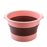 Foldable Footbath Massager Foot Washing Spa Pedicure Massage Soaking Tub Basin M76F
