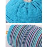 Striped Old Coarse Cloth Candy Buckwheat Pillow Cervical Pillow Buckwheat Candy Pillow Cylindrical Pillow Removable And Washable