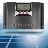 SolaMr 50A 60A Solar Charge Controller 12V/24V/36V/48V Automatic Identification Voltage Intelligent Regulator with LCD Display
