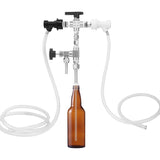 304 Stainless Steel Beer Bottle Filler Ball Lock Counter Pressure Beer Bottling Device Homebrew Bottle Filling Tools