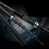 Carbon Rock Fishing Rod 3.6m 4.5m 5.4m 6.3m 7.2m Carp Rod Telescopic Sea Fishing Rod Telescopic Spinning Rod Ultralight Hard