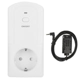 ABS TS-500 Smart Timer Switch Socket Temperature Humidity Controller Plug Outlet APP White
