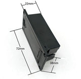 10Pcs 9V Battery Box/Holder/Case Compartment Cover with 9 Volt Battery Clip for Guitar Bass Pickup Replacement Accessor