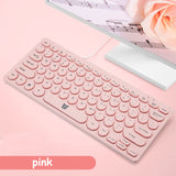 Slim Wired Keyboard Protable Mini Ergonomic Keyboard with Multimedia Keys For Notebook Laptop Mac Desktop PC Computer All-in-one