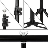 Photography Photo Studio T-Shape Backdrop Background Stand Frame Support System Kit For Video Chroma Key Green Screen With Stand