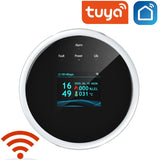 Tuya Smart Wifi Natural Gas Sensor Combustible Household Smart LPG Gas Alarm Detector Leakage Sensor Wifi Temperature Detectors