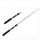 Telescopic Rock Fishing Rod Fly Carp Feeder Carbon Fiber Pesca 62cm Mini Travel Rod Reel Seat