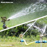 Household Garden Irrigation Sprinklers Rotating Practical Irrigation Sprinkler Adjustable Large Area Coverage Outdoor Supplies
