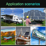 60A MPPT Solar Controller Automatic Detect LED Display for Leadacid Lithium-iron Phosphate and Ternary Lithium Battery