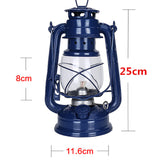 Retro Outdoor Camping Kerosene Lamp Oil Light Lantern Mediterranean Style Decor Multifunction Iron Structure lampiao querosene